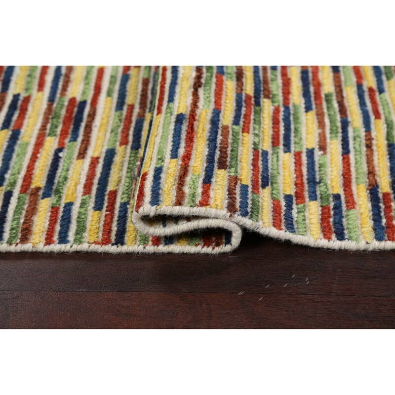 Modern Moroccan Oriental Home Decor Area Rug Handmade Wool Carpet - 5'4" x 7'7"