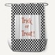 preview thumbnail 1 of 1, Halloween Trick or Treat Checks Shower Curtain Black