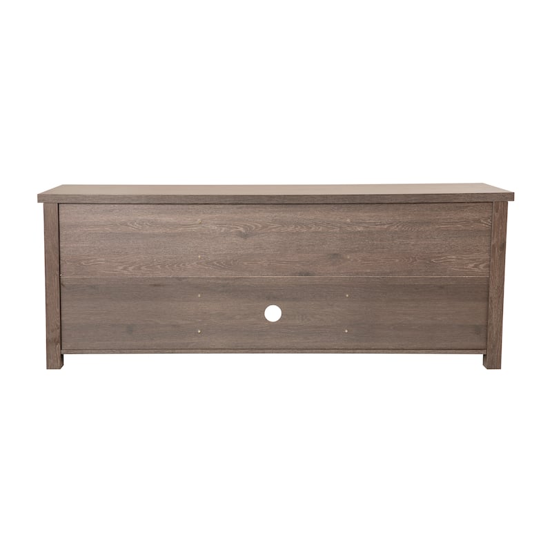 Classic TV Stand for up to 80" TVs-Glass Fronted Doors-Modern Finish - 65"W x 16"D x 23.625"H