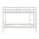 preview thumbnail 16 of 41, Twin Bunk Bed,Wooden,High Guardrail,Ladder,Kids Teens,Dorm Guest