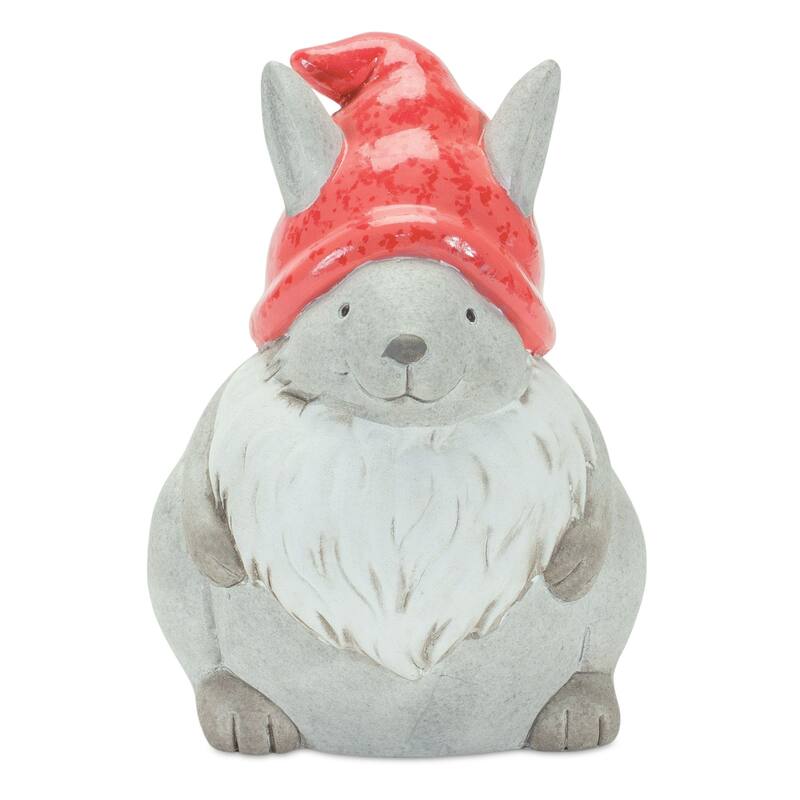 Set of 6 Animal Gnome Christmas Tabletop Figurines 5.75"
