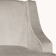 preview thumbnail 3 of 13, Porch & Den Lyric Dove Grey Velvet Swoop Arm Accent Chair
