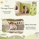 preview thumbnail 6 of 7, 8 in 1 Toddler Climber and Slide Set, Kids Playground Climber Freestanding Slide Playset with Basketball Hoop, Play Combination