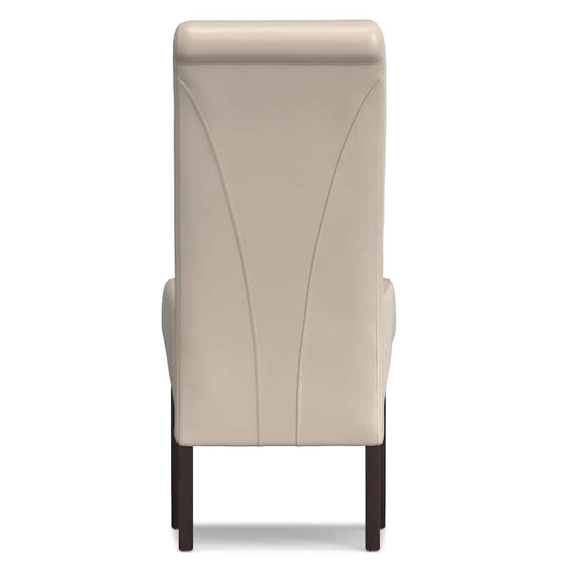WYNDENHALL Franklin Transitional Deluxe Parson Dining Chair (Set of 2) - 17.7"w x 19.7"d x 40.2"h