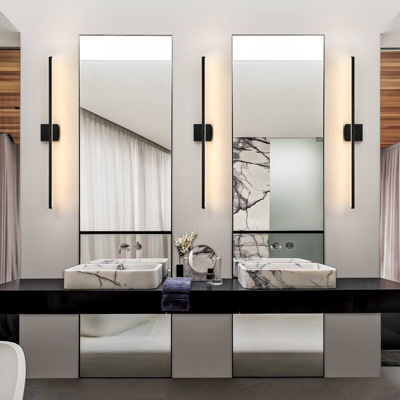 Modern Vanity Lighting Fixtures 24/32/39'' Bathroom Vanity Lights Over Mirror Wall Sconce for Bathroom