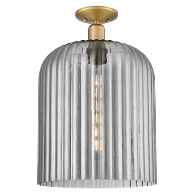 Innovations Lighting 716-1C-G559-12SM Bridal Veil 12" Wide Semi-Flush