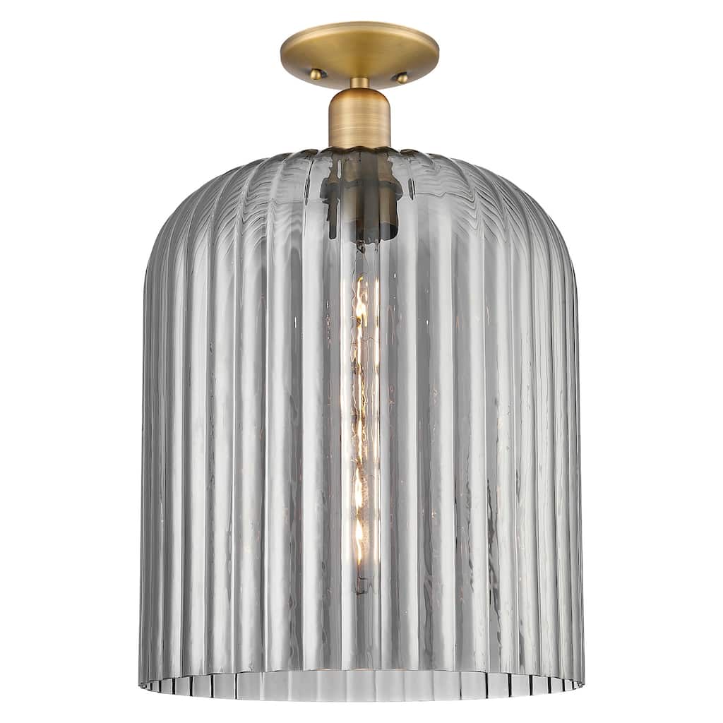 Innovations Lighting 716-1C-G559-12SM Bridal Veil 12" Wide Semi-Flush