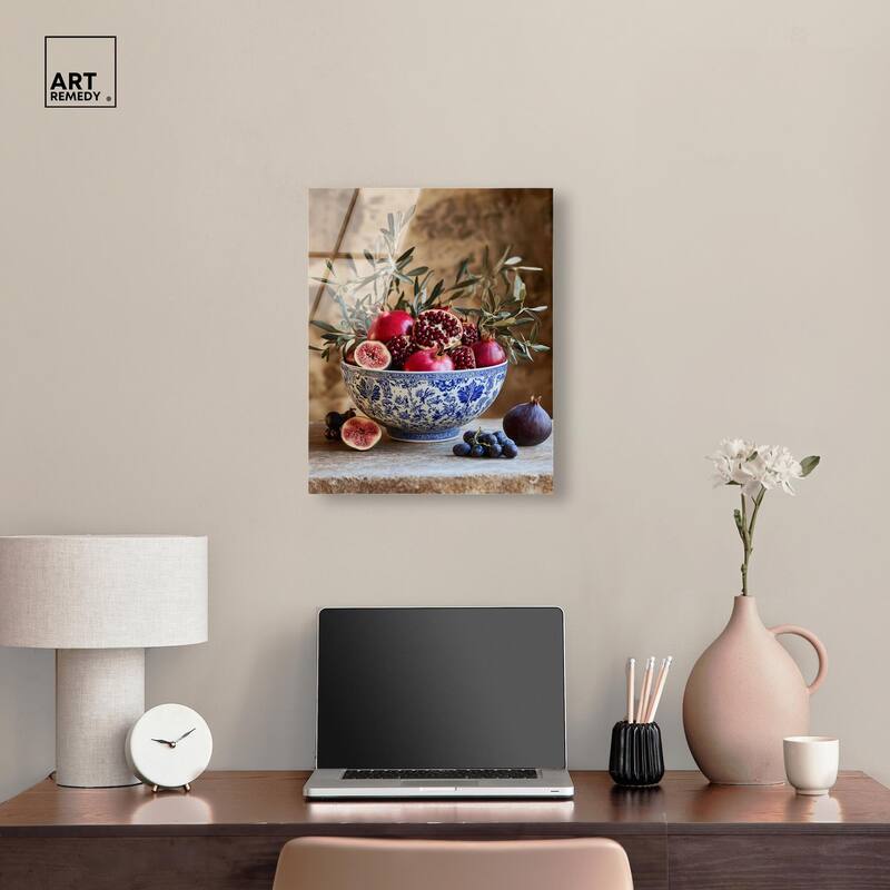 Grape Gathering Acrylic by Art Remedy, Ready to Hang