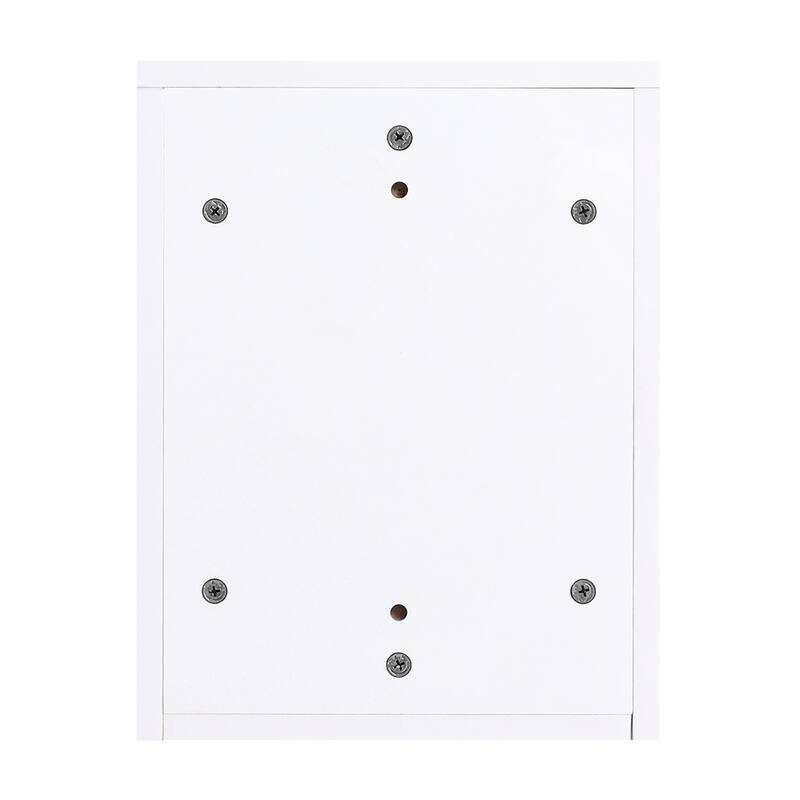 Wooden Wall-Mounted Bathroom Storage Cabinet with Open Shelf, Minimalist Skin Care Cabinet Display Cabinet