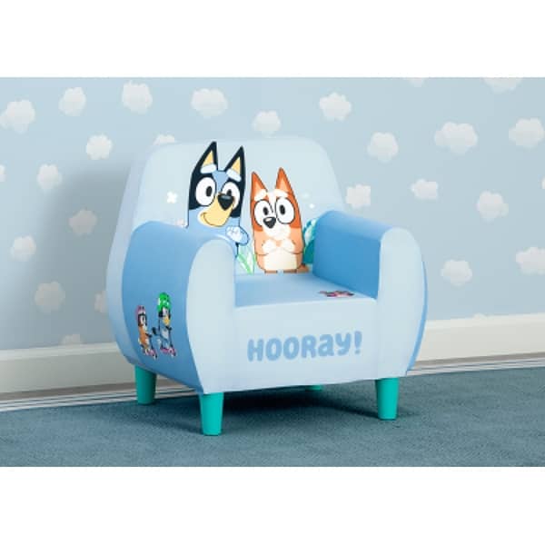slide 2 of 4, Bluey Foam Chair for Kids - 16.9 x 19.3 x 11.4