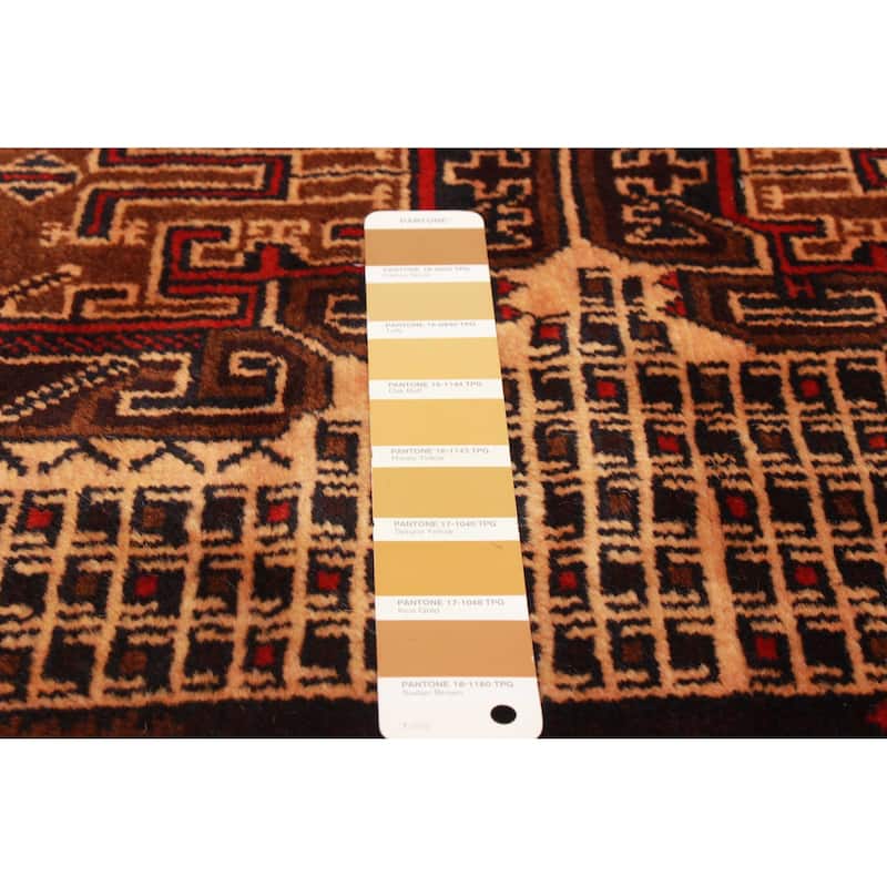 Teimani Brown Rug 2'8" x 5'3" - 2'8 x 5'3