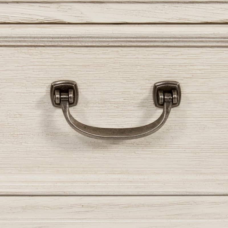 Bayside Antique White with Wire Brushing 7 Drawer Dresser