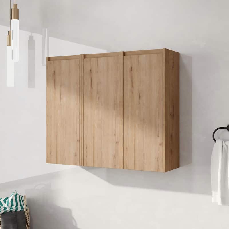 Malwee 12"/36" Bathroom Cabinet Wall Mounted Storage, Bathroom Medicine Cabinet with Soft Close Door and Shelf Over The Toilet - 35.5"×9.8"×29.5"