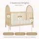 preview thumbnail 3 of 8, Cannon 4-in-1 Convertible Crib
