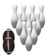 preview thumbnail 4 of 3, Waloo Sports Jumbo Football Bowling Set