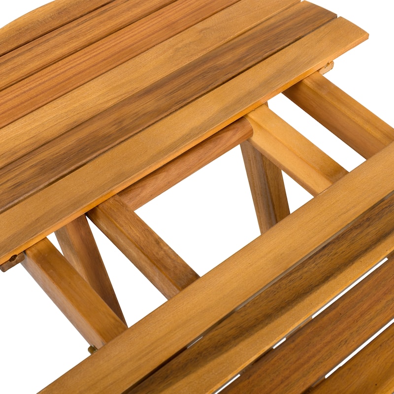 Christopher Knight Home- Emma Patio Acacia Wood Side Table