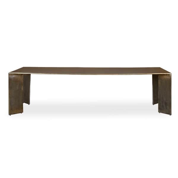 slide 2 of 4, Uttermost Reade Brass Outdoor Coffee Table