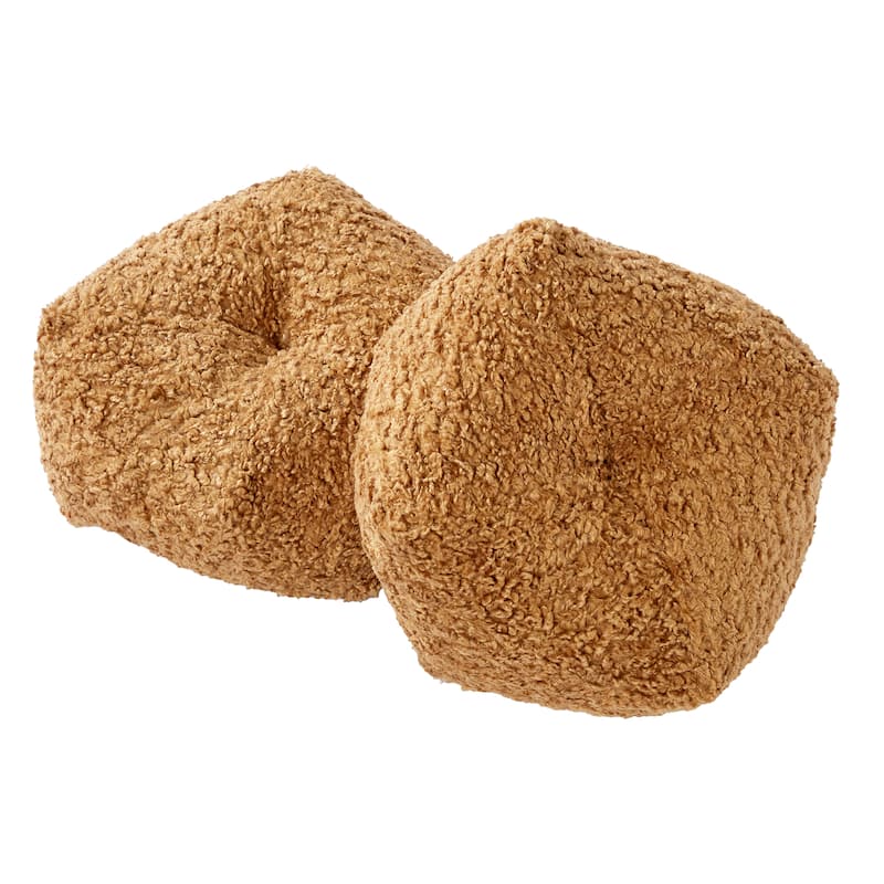 Sorra Home Indoor Soft-Textured Geo Pillows (Set of 2)