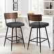 preview thumbnail 111 of 136, 26"/29" Faux Leather Swivel Counter/Bar Stools Set of 2/3