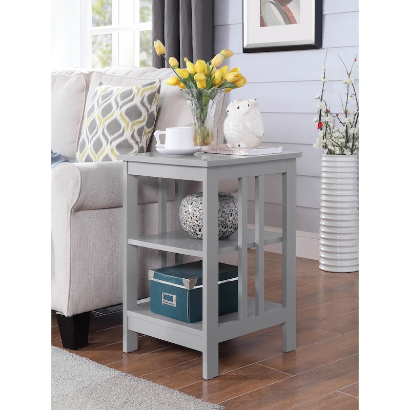 Porch & Den Miro End Table - Grey
