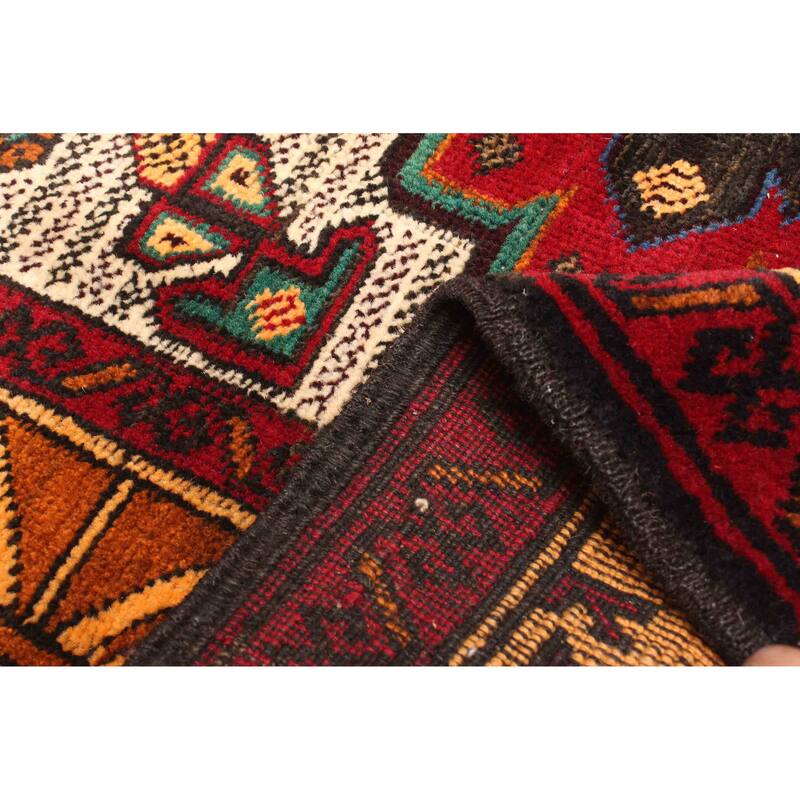 ECARPETGALLERY Hand-knotted Teimani Cream Wool Rug - 3'3 x 4'10