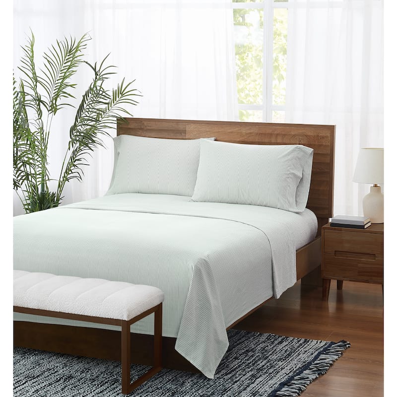 Brooklyn Loom Pinstripe Sheet Set