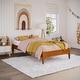 preview thumbnail 110 of 197, AFI Pasadena Basic Platform Bed Frame Light Toffee - Twin