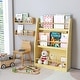 preview thumbnail 18 of 28, 3 Tier Kids Book Shelf,Kids Book Rack, Helps Keep Bedrooms, Playrooms, and Classrooms Organized Natural
