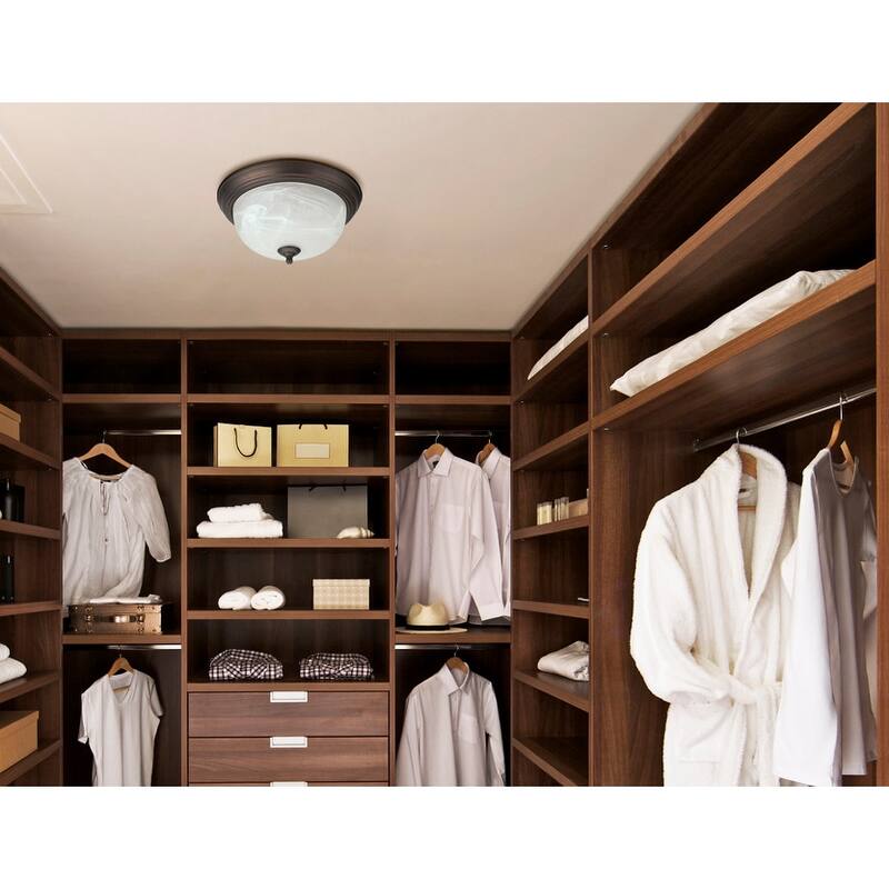Canarm 2 Light 13" Wide Flush Mount Ceiling Fixture