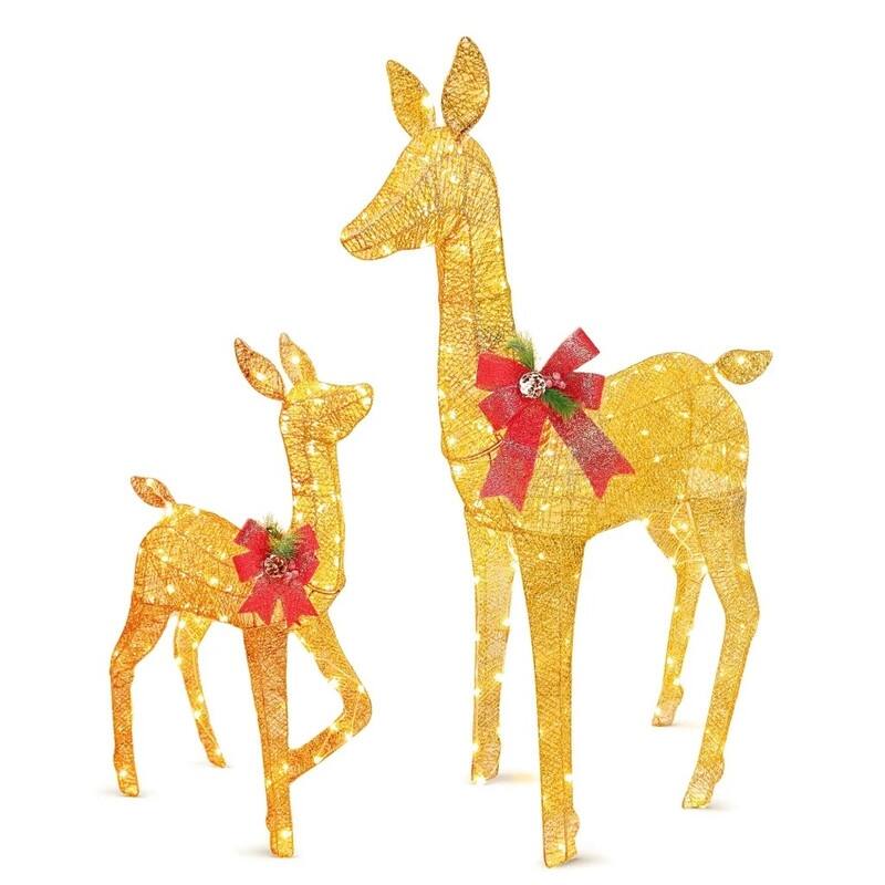 2 Packs Reindeer Christmas Decoration