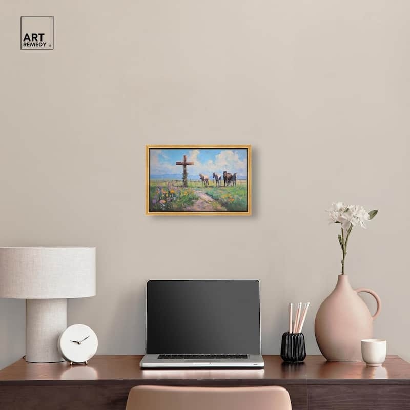 Faithful Pasture Canvas by Art Remedy