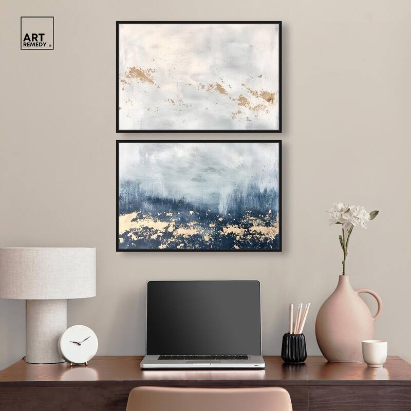 Inner Cosmos II Canvas Set of 2 by Art Remedy