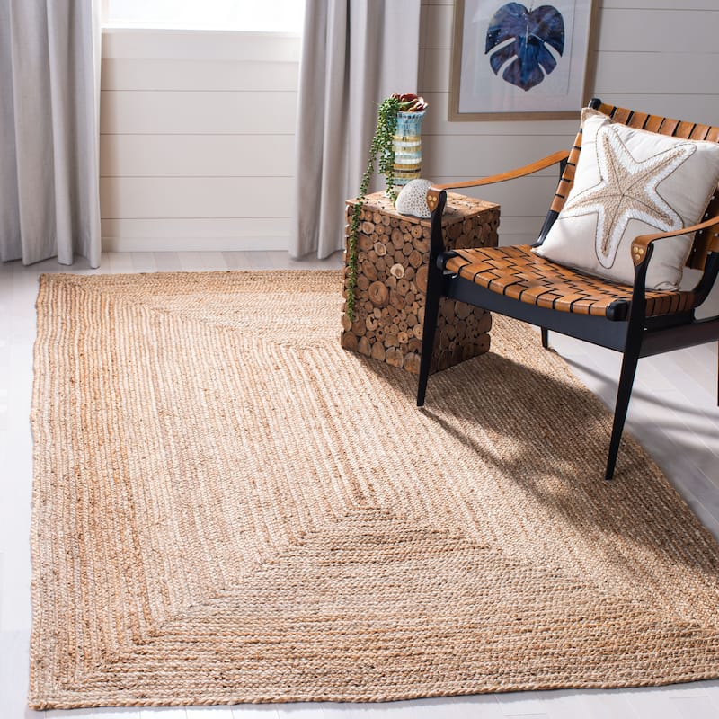 SAFAVIEH Handmade Cape Cod Dina Coastal Jute Rug - 5' x 8' - Natural
