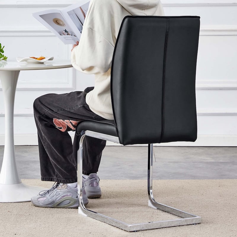 PU High Resilience Dining Chair(Set of 6)