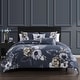 preview thumbnail 1 of 10, Bebejan Forget Me Not 100% Cotton Sateen 5-Piece Reversible Comforter Set