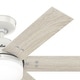 preview thumbnail 18 of 22, Hunter 44" Pacer Ceiling Fan with LED Light Kit and Handheld Remote - Modern Farmhouse, Transitional