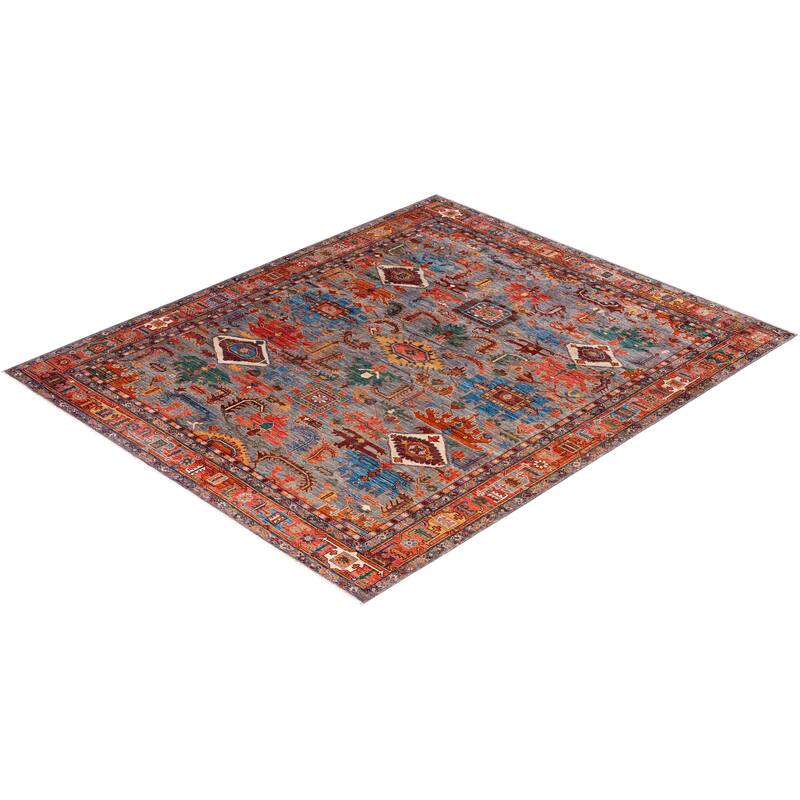 Serapi One-of-a-Kind Hand-Knotted Area Rug - Gray - 8' 2" x 9' 9"