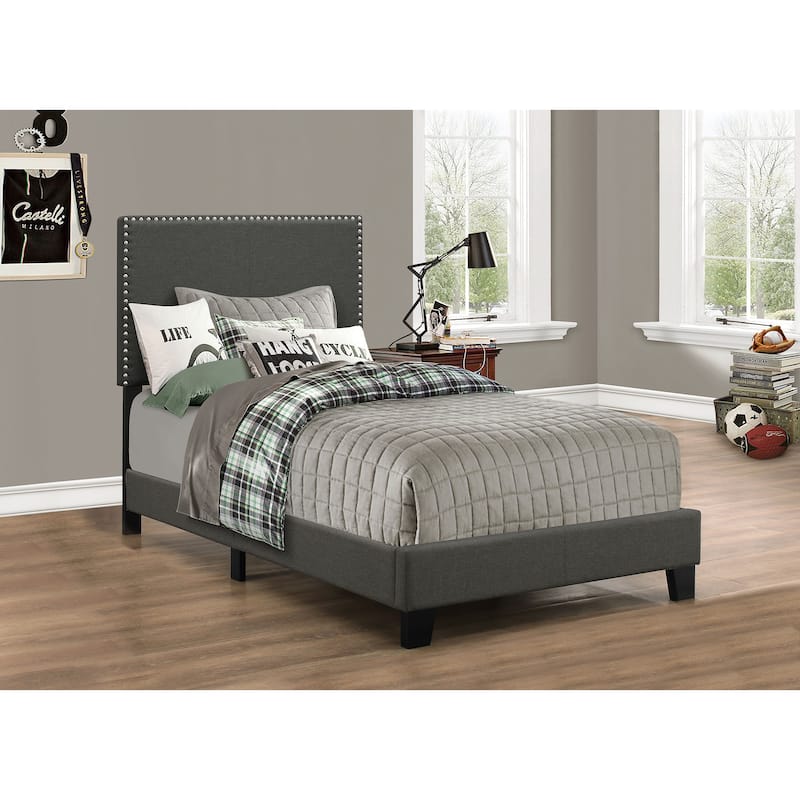 Boyd Transitional Fabric Upholstered Panel Bed