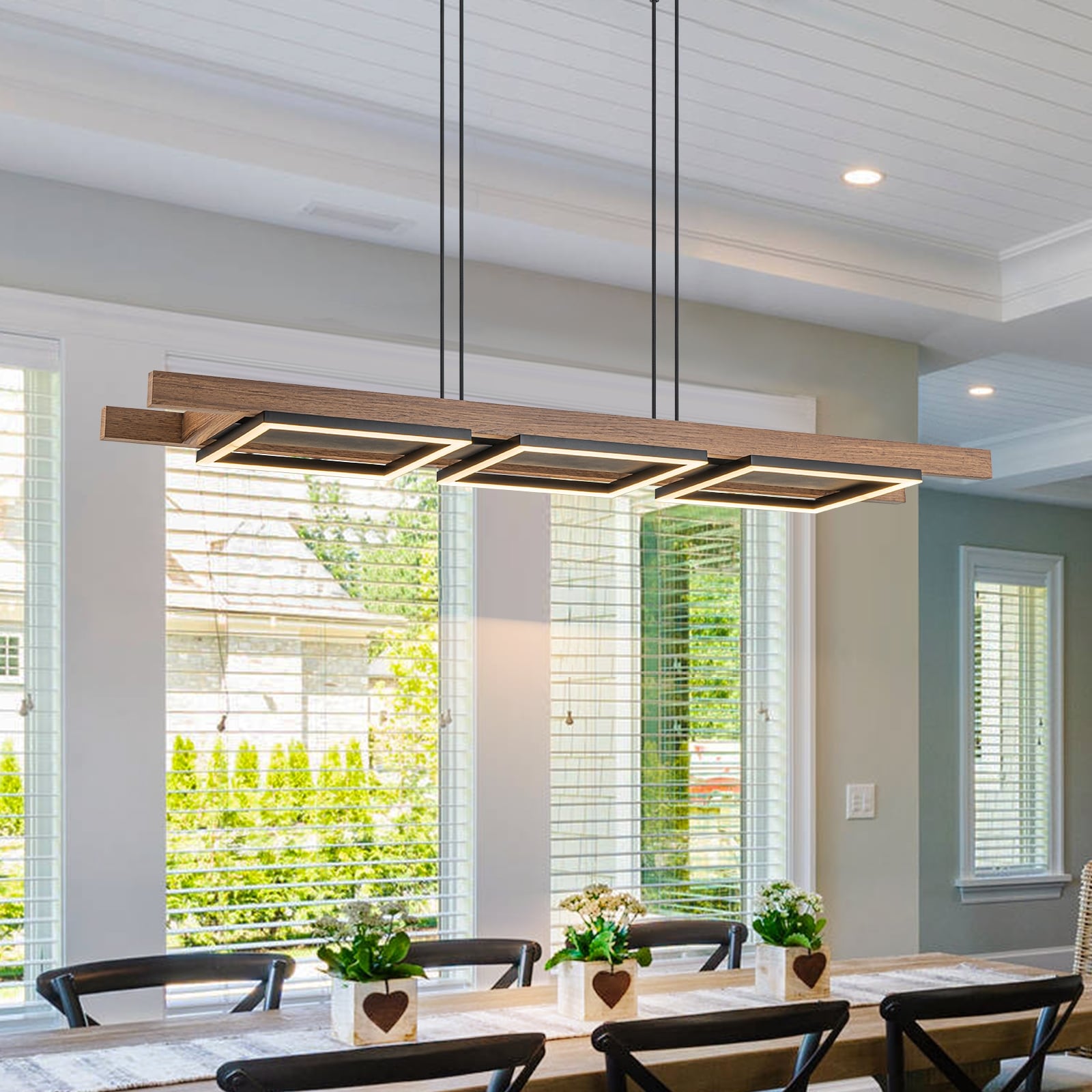 Long rectangle light fixture on sale