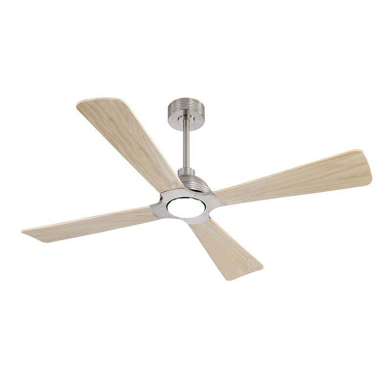MLiAN 56" 4 Blades Indoor LED Ceiling Fan with Remite Control - 56 inch