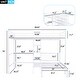 preview thumbnail 3 of 8, Elegant Full Over Twin Metal Bunk Bed with Built-in Desk, Shelves and Ladder, Large Storage Space, Sturdy and Durable, White