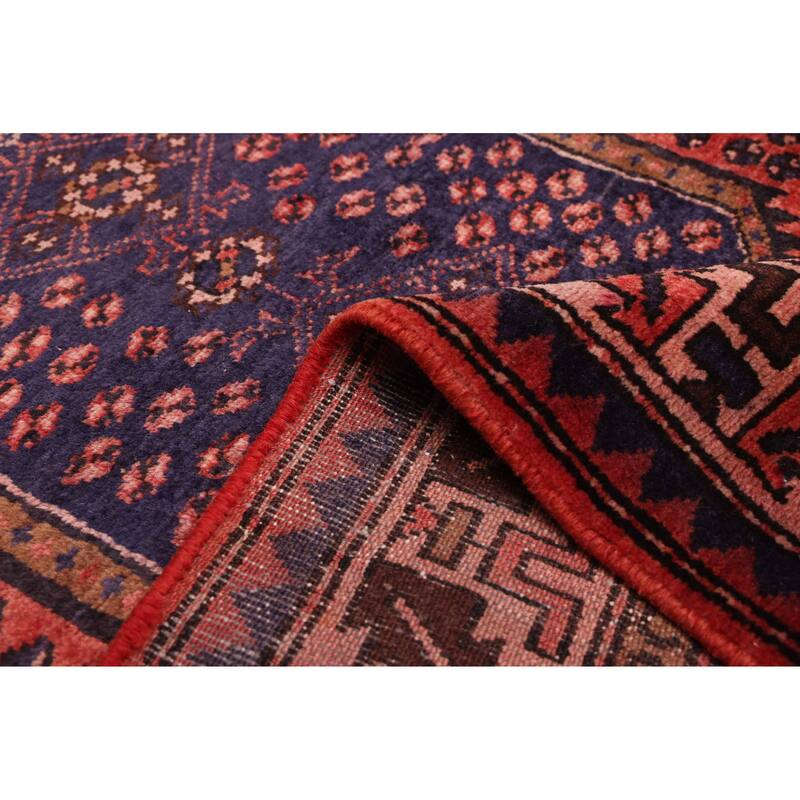 ECARPETGALLERY Hand-knotted Andelz Light Red Wool Rug - 3'6 x 9'8
