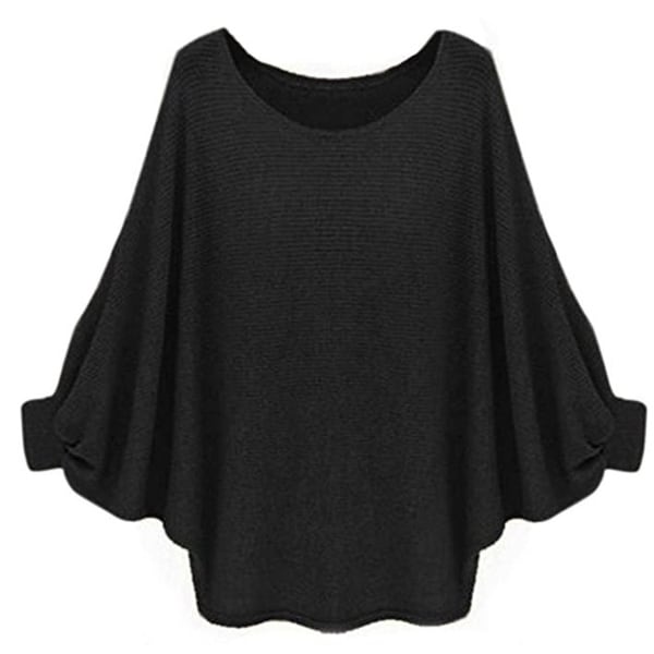Shop Womens Oversized Batwing Knitted Pullover Loose Sweater Shop Womens Oversized Batwing Knitted Pullover Loose Sweater