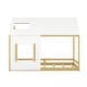 preview thumbnail 28 of 34, Full House Bed with Roof & Window - Pine Wood Playhouse Design White+Natural
