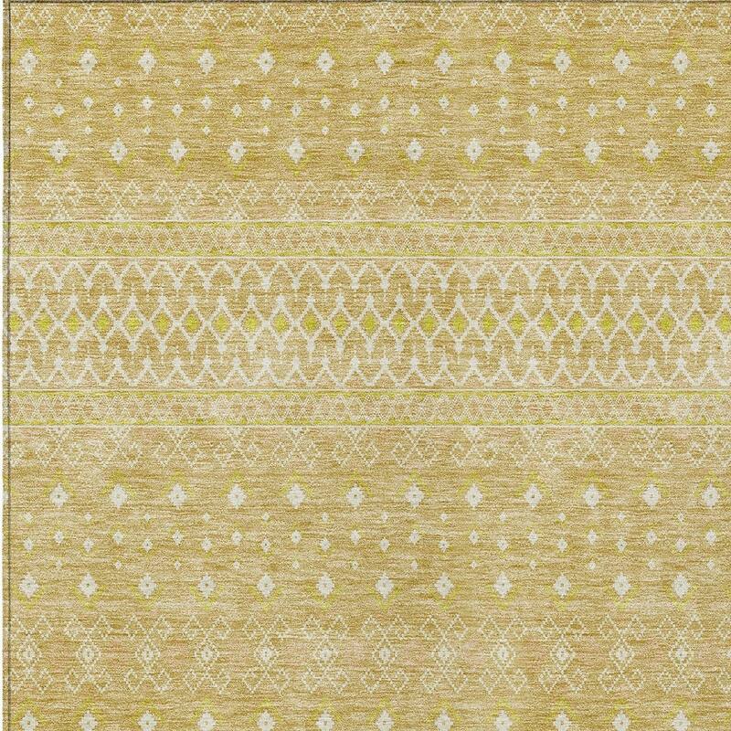 HomeRoots Tribal Transitional Rectangle Outdoor Rug