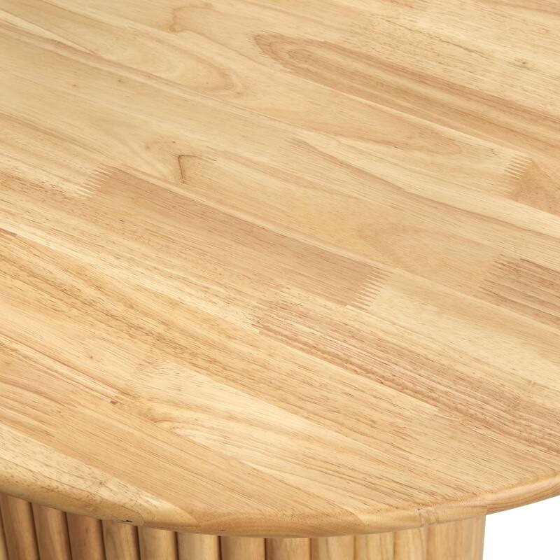 Lifestorey Layton Solid Wood Oval Dining Set