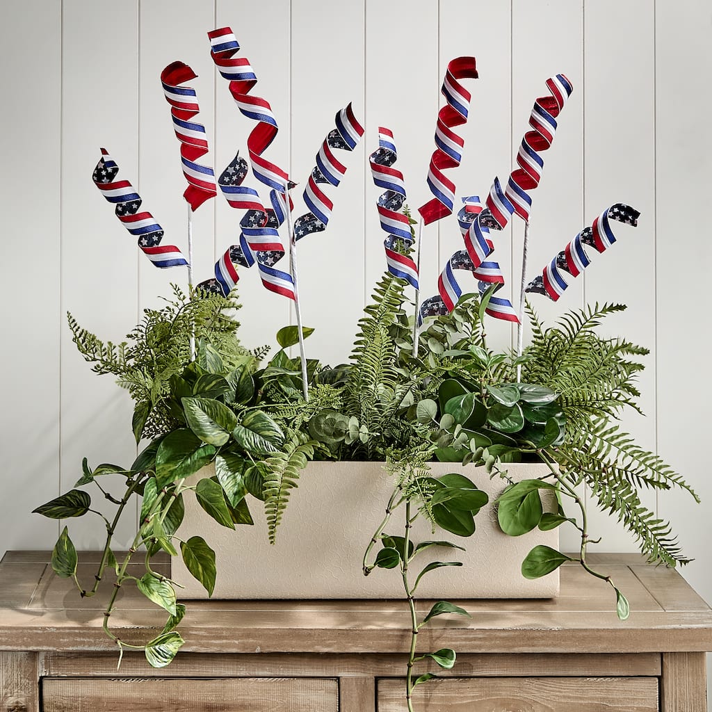 28" American Spirit Curl Stem Set of 4