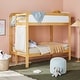 preview thumbnail 5 of 14, Walker Edison Twin over Twin Bunk Bed with Ladder