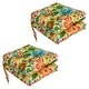 preview thumbnail 33 of 37, 16-inch Square Tufted Indoor/Outdoor Chair Cushions (Set of 4) - 16" Gregoire Chamomile