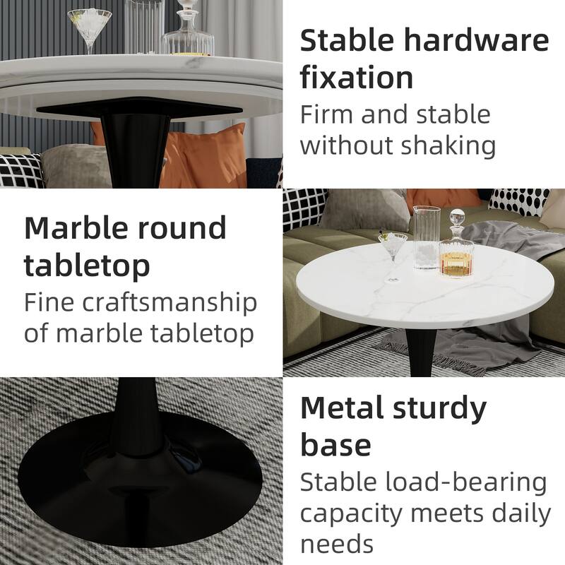 Mid-century modern style dining table suitable for 2-4 people